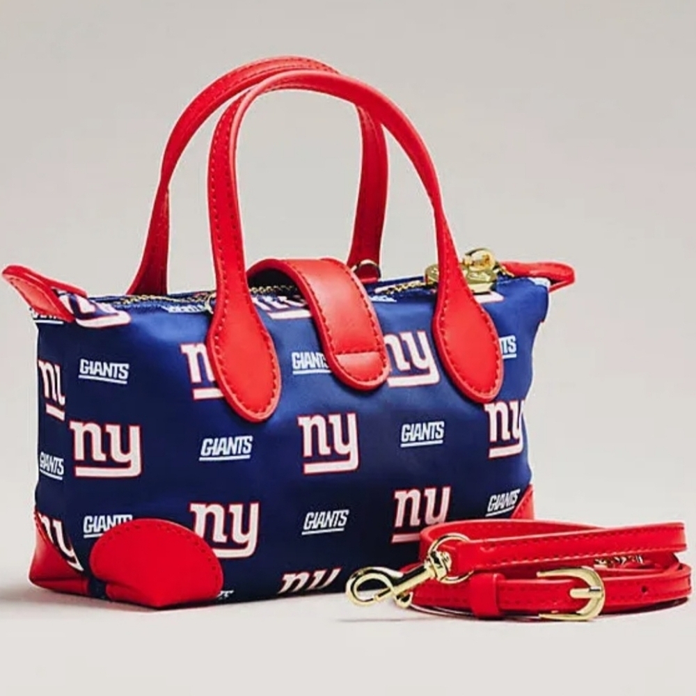 Stoney Clover Lane NFL Pouchette Crossbody Bag, Color Giants ,Retail $158.00 USD